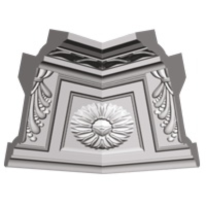 Потолочный плинтус glanzepol GP83