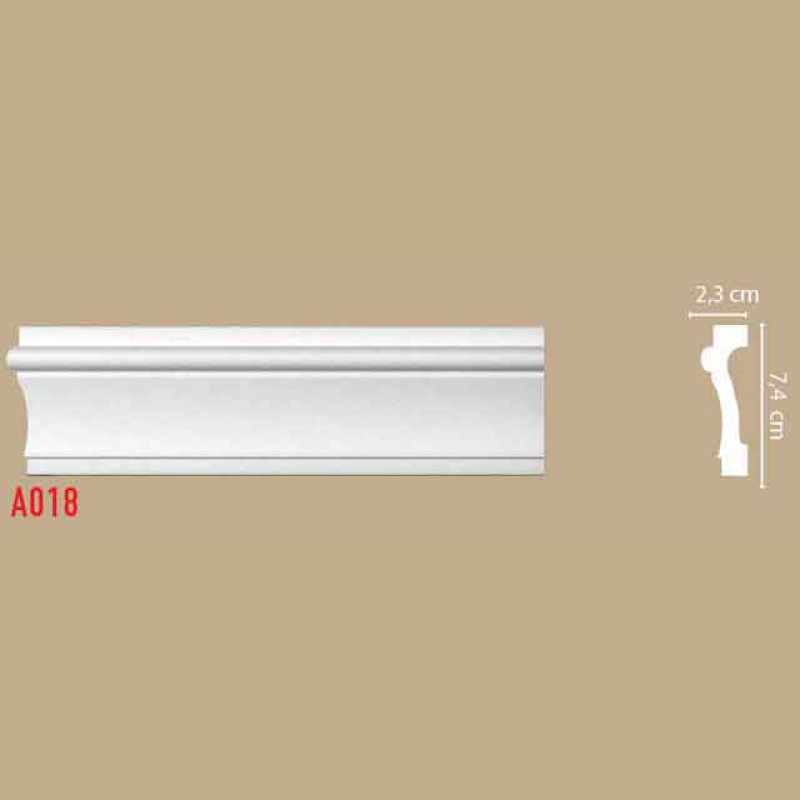 A018/28 Молдинг (74*23*2000мм)