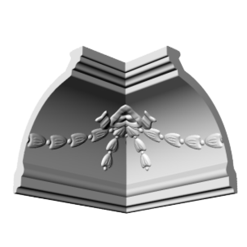 Потолочный плинтус glanzepol GP1