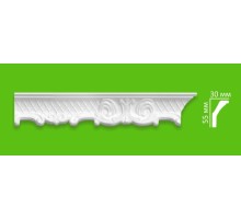 Плинтус потолочный инжекционный Villa Deco VD-41G