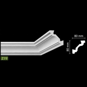 Гладкий потолочный профиль Z19