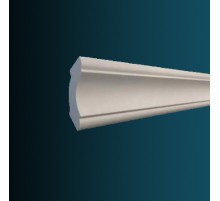 Потолочный плинтус без орнамента гибкий AB248F
