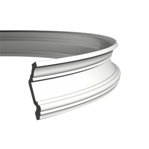 Плинтус потолочный без орнамента Гибкий 1.50.146F