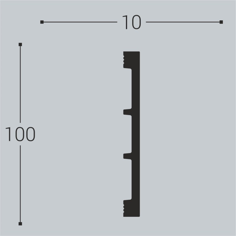 Молдинг М20 100-10