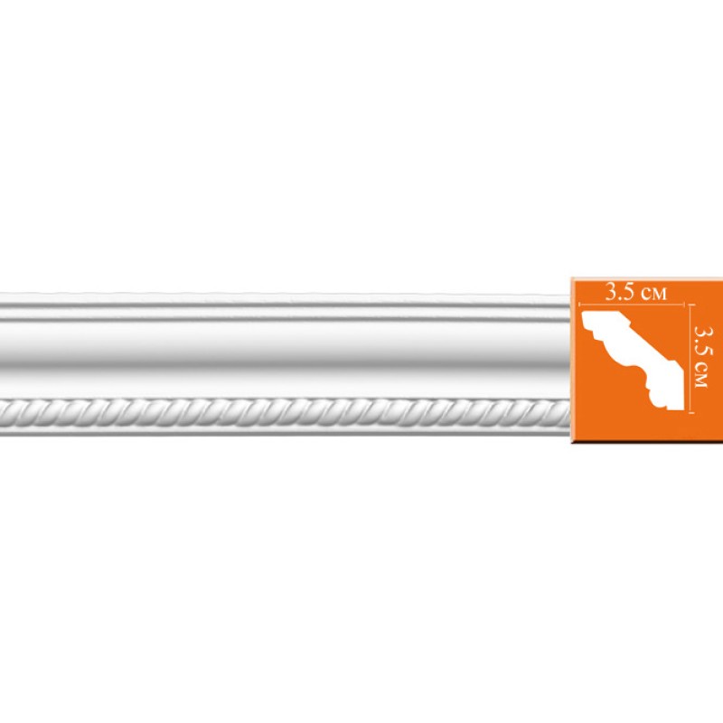 95637/30 FLEXIBLE плинтус DECOMASTER-2 (35х35х2400мм)