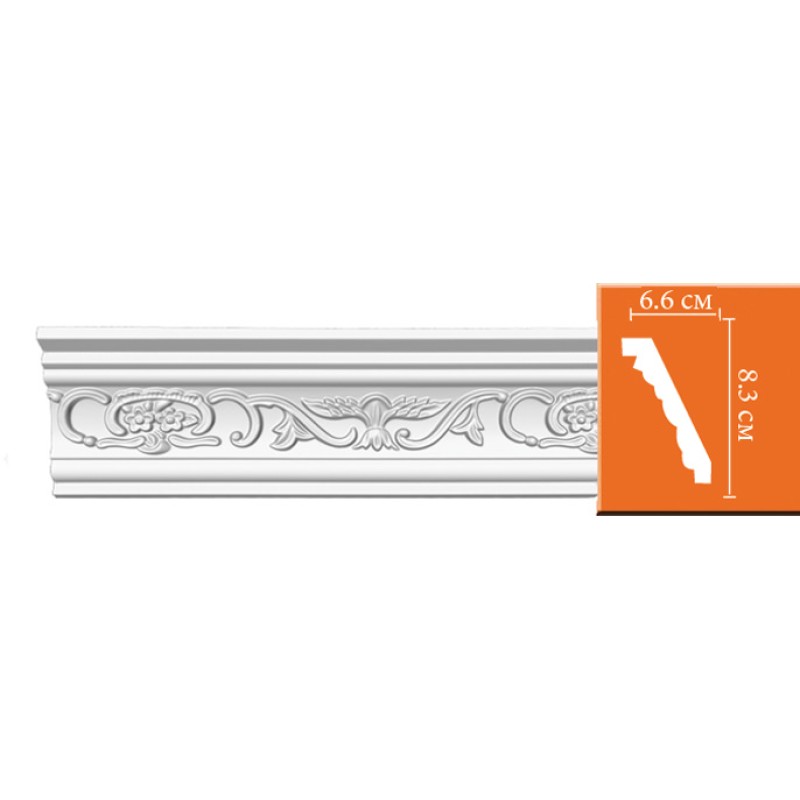 95036/15 FLEXIBLE плинтус DECOMASTER-2 (83х66х2400мм)