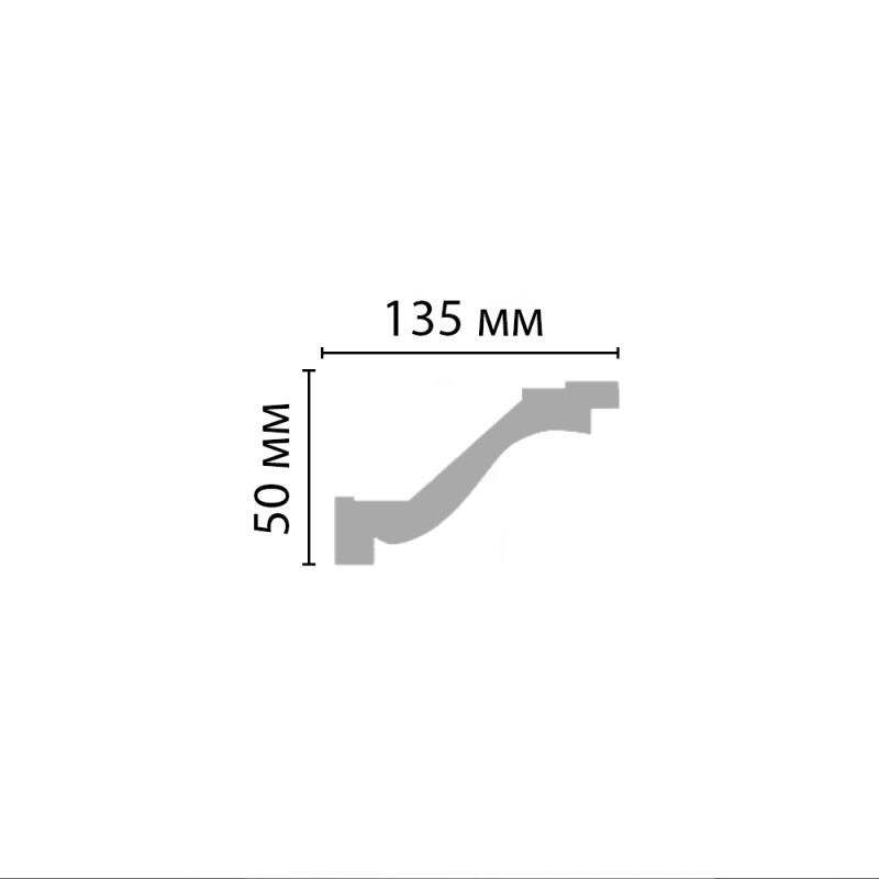 96331/28 плинтус DECOMASTER-2 (50х135х2400мм)