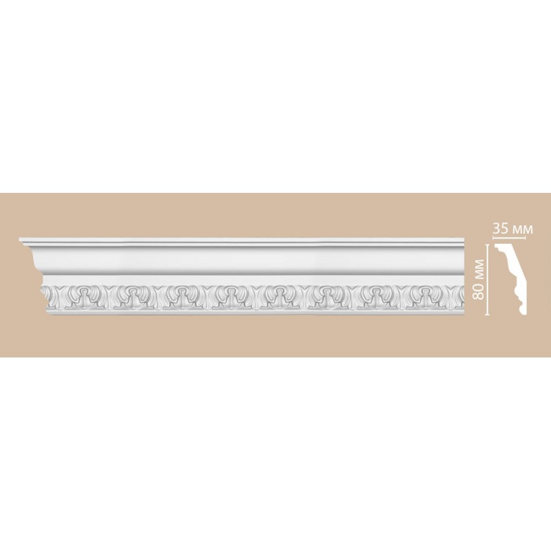 DT 33/26 плинтус DECOMASTER-2 (80х35x2400мм)