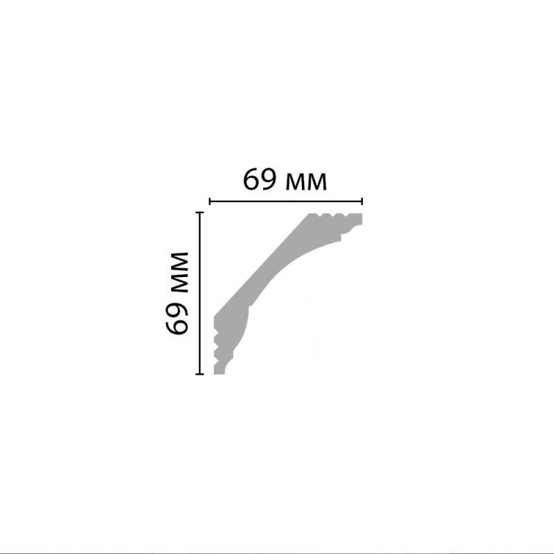 D110/40 Плинтус ДМ(43*43*2000 мм)