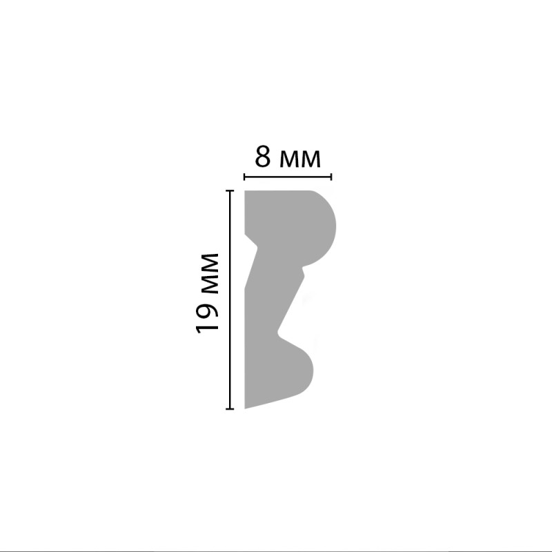 D007/60 Молдинг(19*8*2000 мм)