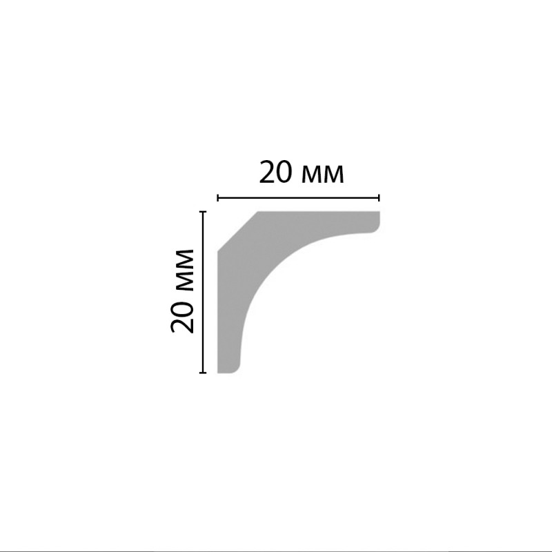 D133/110 плинтус ДМ(20*20*2000 мм)