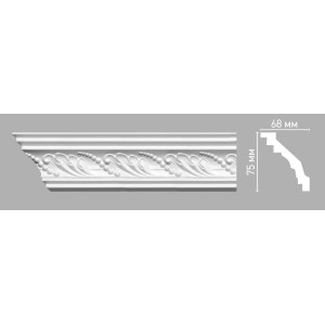 95021 ШК/45 плинтус DECOMASTER-3 (75х68х2400мм)