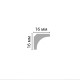 96240/60 FLEXIBLE плинтус DECOMASTER-2 (16x16x2400мм)