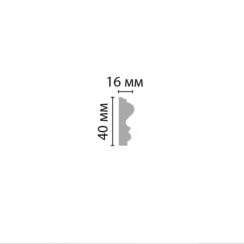 97803/40 FLEXIBLE молдинг DECOMASTER-2 (40х16х2400мм)