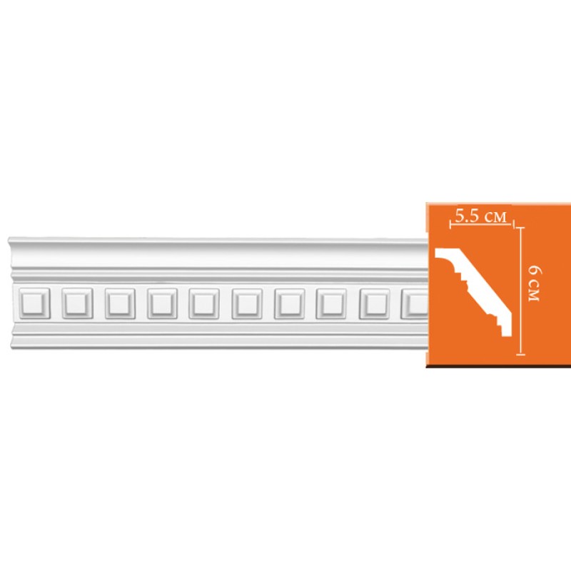 95126/32 FLEXIBLE плинтус DECOMASTER-2 (60х55х2400мм)