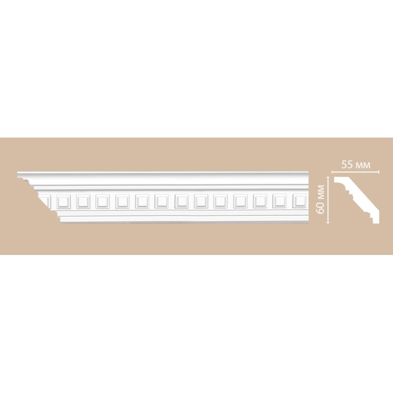 95126/32 FLEXIBLE плинтус DECOMASTER-2 (60х55х2400мм)