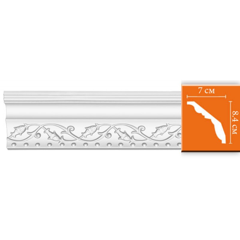 95621/22 FLEXIBLE плинтус DECOMASTER-2 (84х70х2400мм)