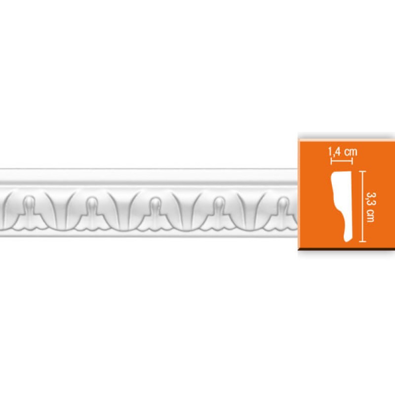 98027/43 FLEXIBLE молдинг DECOMASTER-2 (33х14х2400мм)