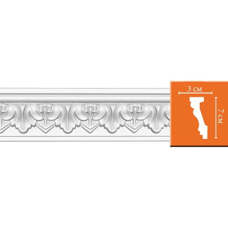 95214/15 FLEXIBLE плинтус DECOMASTER-2 (70х30х2400мм)