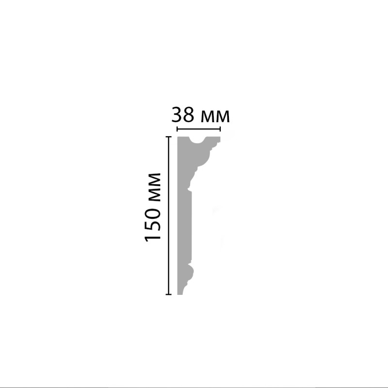 D214/6 Плинтус ДМ(150*38*2000 мм)