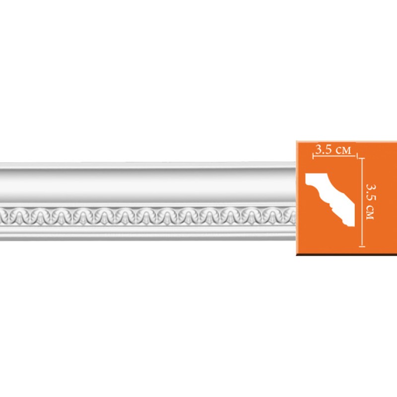 95348/30 FLEXIBLE плинтус DECOMASTER-2 (35х35х2400мм)