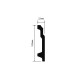 Плинтус Hiwood B110V1 110*16*2000 мм