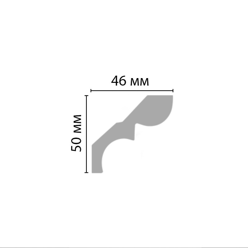 96669 ШК/75 плинтус DECOMASTER-3 (50х46х2400мм)