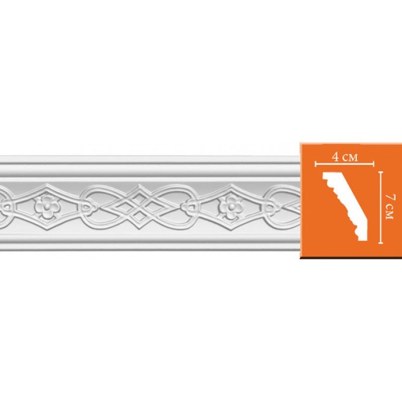 95619/54 плинтус DECOMASTER-2 (70х40х2400мм)