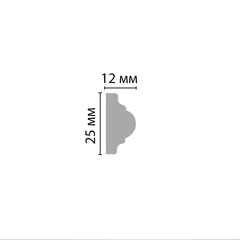 97012/150 молдинг DECOMASTER-2 (25х12х2400мм)