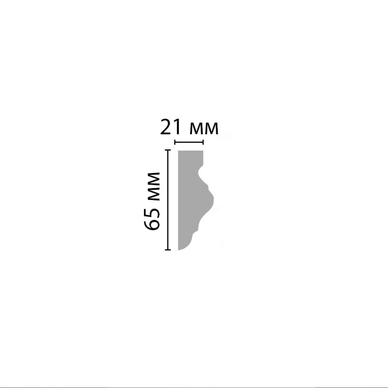 97022/35 молдинг DECOMASTER-2 (65х21х2400мм)