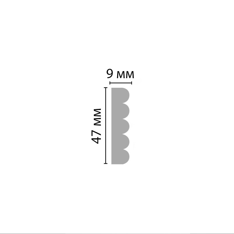 97607/80 молдинг DECOMASTER-2 (47х9х2400мм) [DI-112]