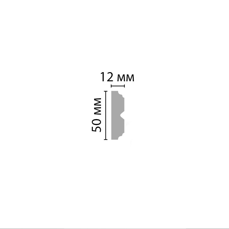 97624/68 молдинг DECOMASTER-2 (50х12х2400мм)