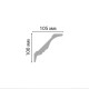 DP 366/26 плинтус DECOMASTER-1 (100х105х2400мм) (DP-5366)