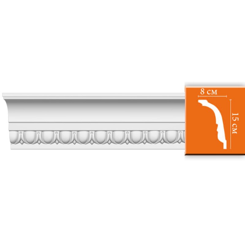 DT 168/18 плинтус DECOMASTER-1 (150х80x2400мм) (DT-5168)