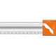 95638/19 FLEXIBLE плинтус DECOMASTER-2 (50х50х2400мм)