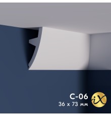 Карниз ударопрочный ПраймДекор iX C06 73/36