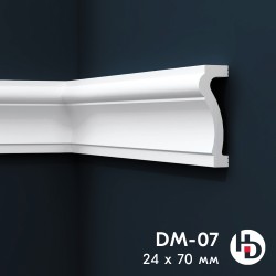 Молдинг из жесткого XPS ПраймДекор HD DM07 Молдинг из жесткого XPS ПраймДекор HD DM07