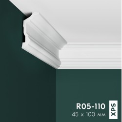 Плинтус потолочный ПраймДекор R05-110 135/65 Плинтус потолочный ПраймДекор R05-110 135/65