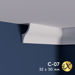 Карниз ударопрочный ПраймДекор iX C07 50/32 Карниз ударопрочный ПраймДекор iX C07 50/32