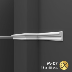 Ударопрочный молдинг ПраймДекор iX M07 40/18 Ударопрочный молдинг ПраймДекор iX M07 40/18