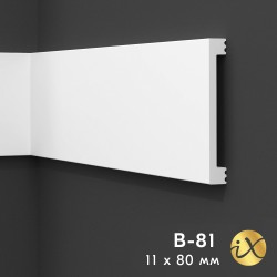 Рейка из ударопрочного XPS ПраймДекор B81 80/11 Рейка из ударопрочного XPS ПраймДекор B81 80/11