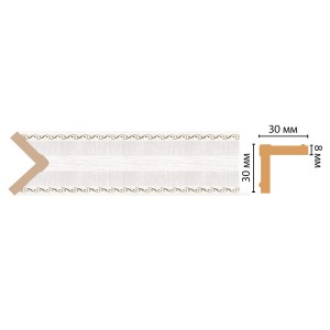 116-7D ШК/28 Угол DECOMASTER (30*30*2400 мм)