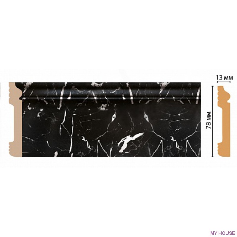 D005-78 ШК/26 Плинтус напольн.DECOMASTER(79*13*2400 мм)