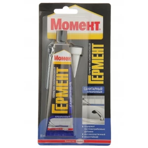 Герметик Силикон. Санитарный Момент ГЕРМЕНТ, прозр., 85мл