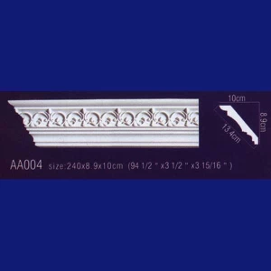 потолочный плинтус с орнаментом Гибкий AA004F