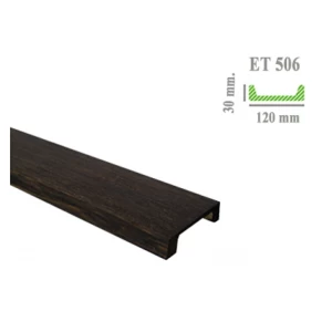 Доска под дерево ET 506 (3м) темная Classic 