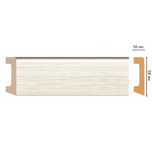 D234-70 ШК/15 Плинтус напольн.DECOMASTER(58*16*2400 мм)