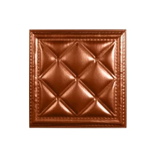 Мягкая стеновая панель  из экокожи Classic 400х400 мм - Bronze