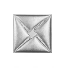 Мягкая стеновая панель из экокожи Stella - Silver