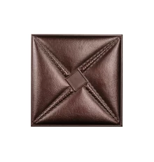 Мягкая стеновая панель из экокожи Stella - Nut